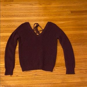 Cropped sweater